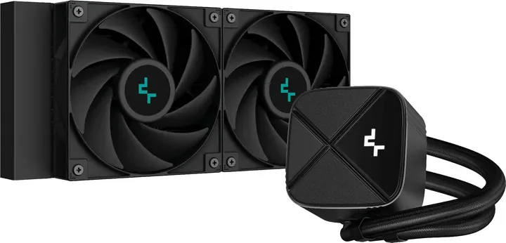 DeepCool LS520S, All-in-one-nesteenjäähdytin, 12 cm, 500 RPM, 2250 RPM, musta