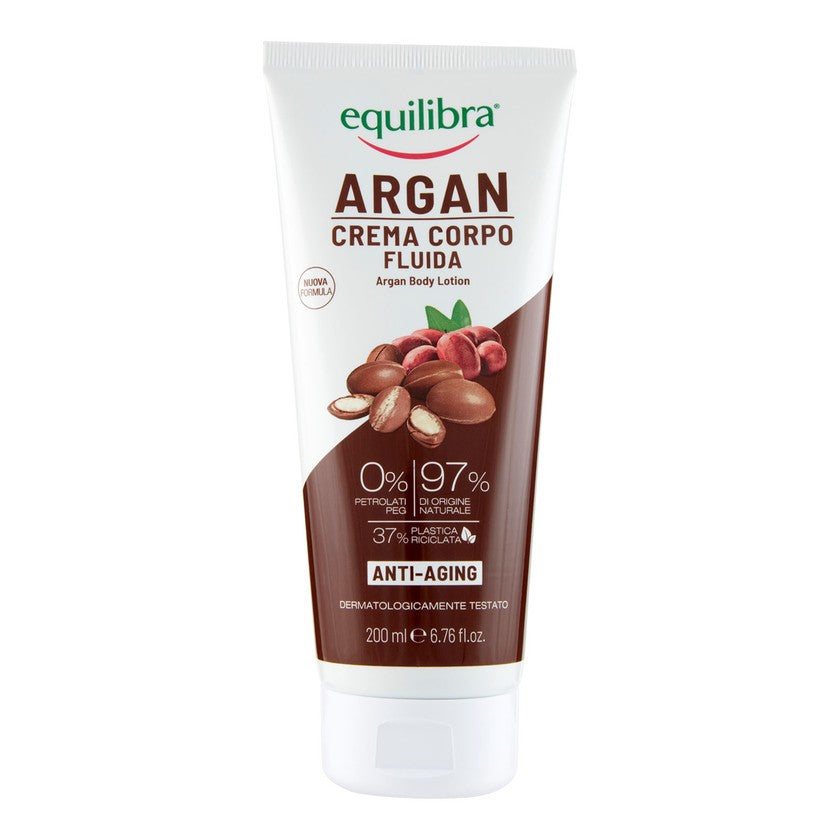 Equilibra Argan Vartalon Nestemäinen Voide 200 ml
