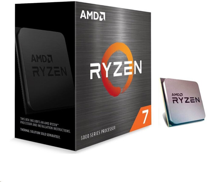 AMD Ryzen 7 5700X CPU - 8 ydintä - 3.4 GHz - AMD AM4 - AMD Boxed (ilman jäähdytintä)