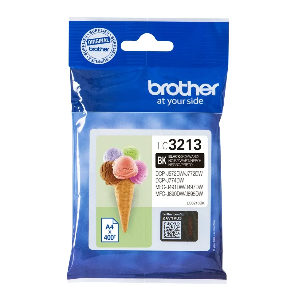 Brother LC3213BK / LC 3213BK Musta Ink