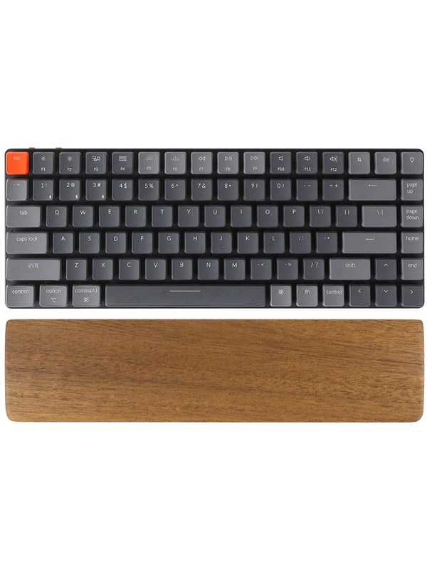 Keychron K3 / K7 Walnut Puu Palmrest - Rannetuki - Ruskea