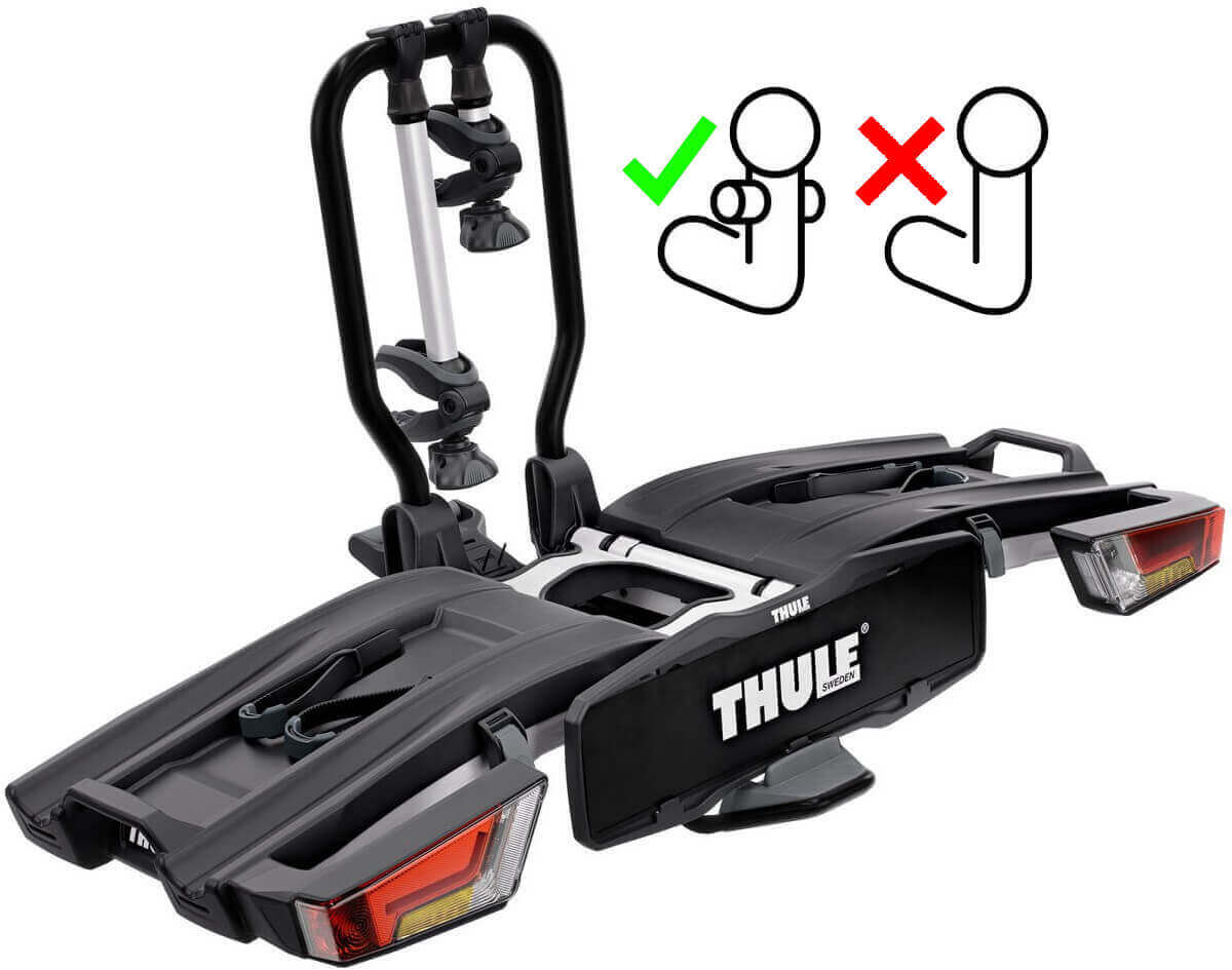 Polkupyöräteline EasyFold XT F 2 Fix4Bike (2-pyörälle), Thule