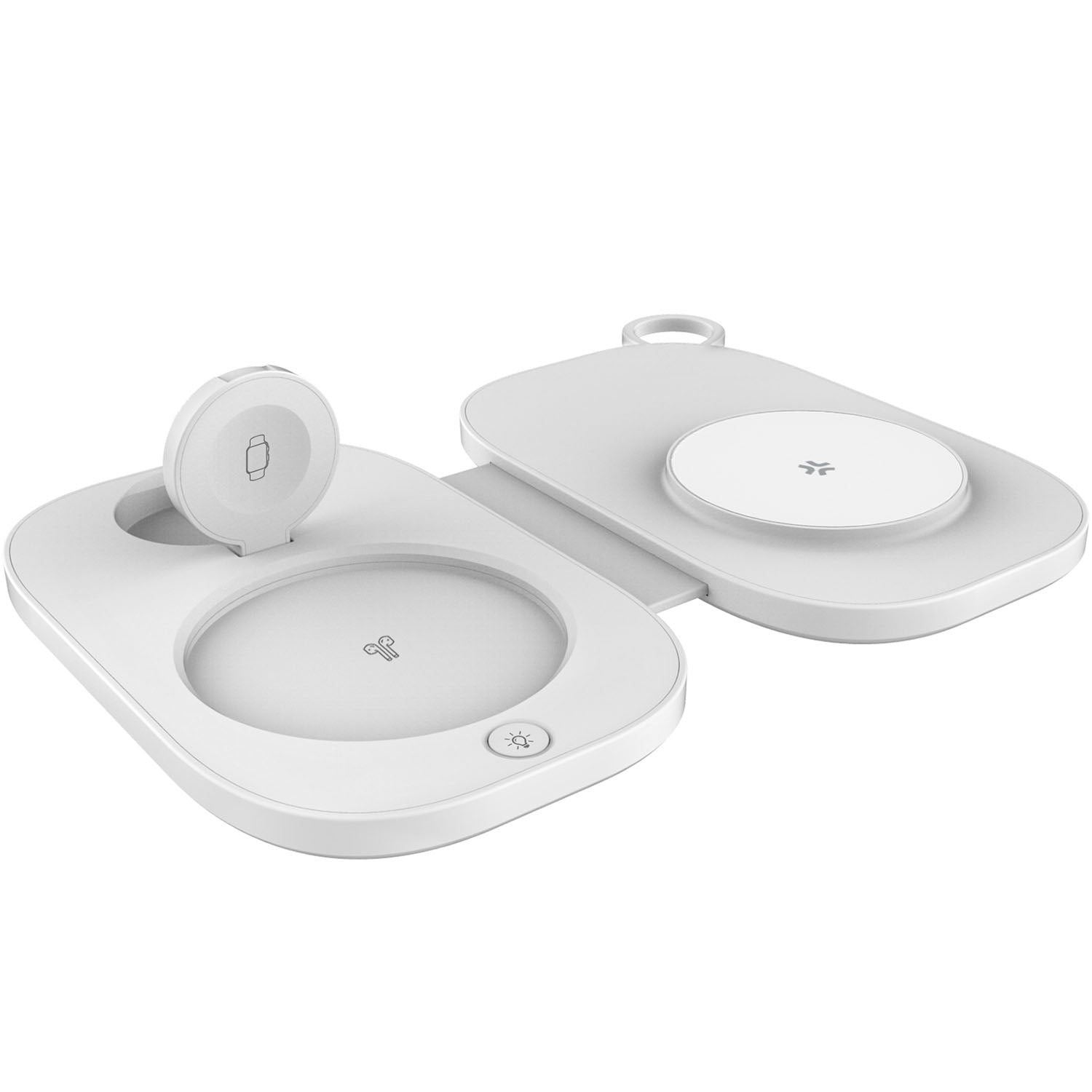 MagSafe-yhteensopiva langaton laturi 3-in-1, valkoinen