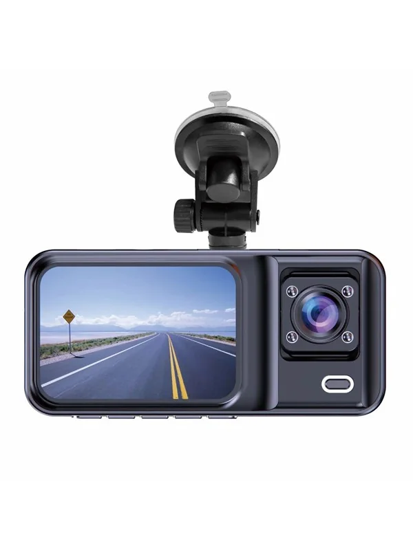 Denver CCT-2500 Dashcam Katselukulma horisontaalinen = 120° 5V Kaksoiskamera, G-anturi, automaattinen käynnistys, mikrofoni