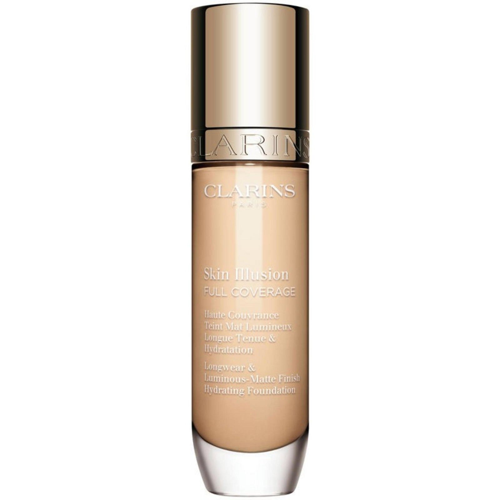 Clarins Skin Illusion Hydrating korkeapeittävä meikkivoide sävy 100.4N 30 ml