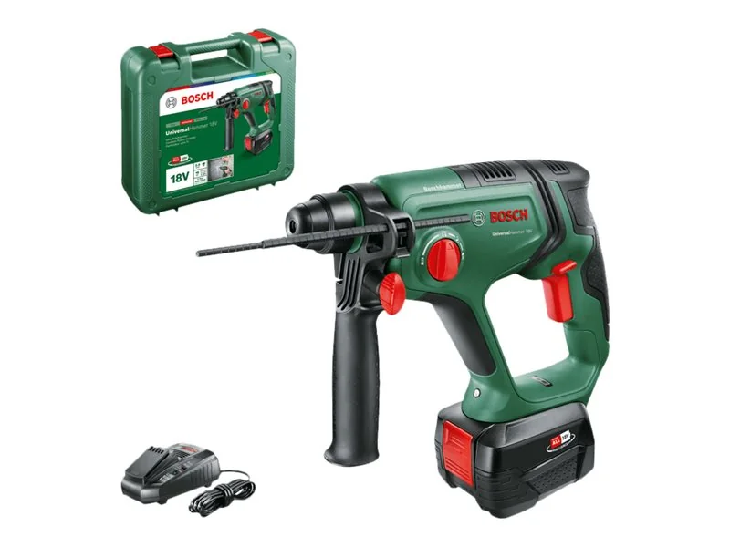 Bosch 0 603 9D6 004, SDS Plus, musta, Vihreä, 1,6 cm, 2000 RPM, 2 J, 5400 IPM