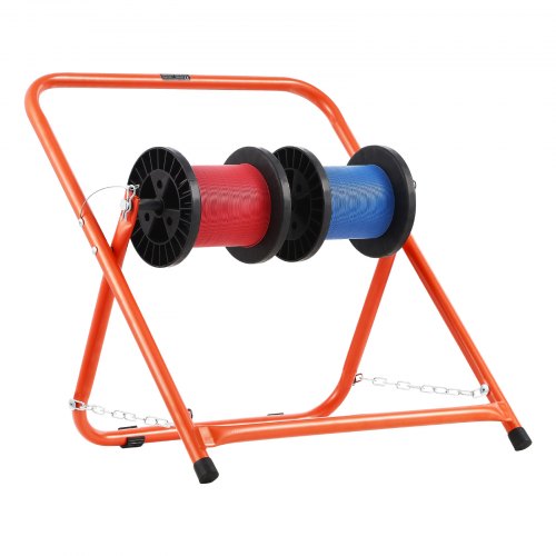 VEVOR Cable Caddy, Heavy Duty Steel Frame, Spool Holder for Electrical Wires, Portable Wire Dispenser for Up to 508 mm / 20 in Diameter Spools, 45 kg / 100 lbs Capacity for Cable Reels, Electrical Industrial Retail