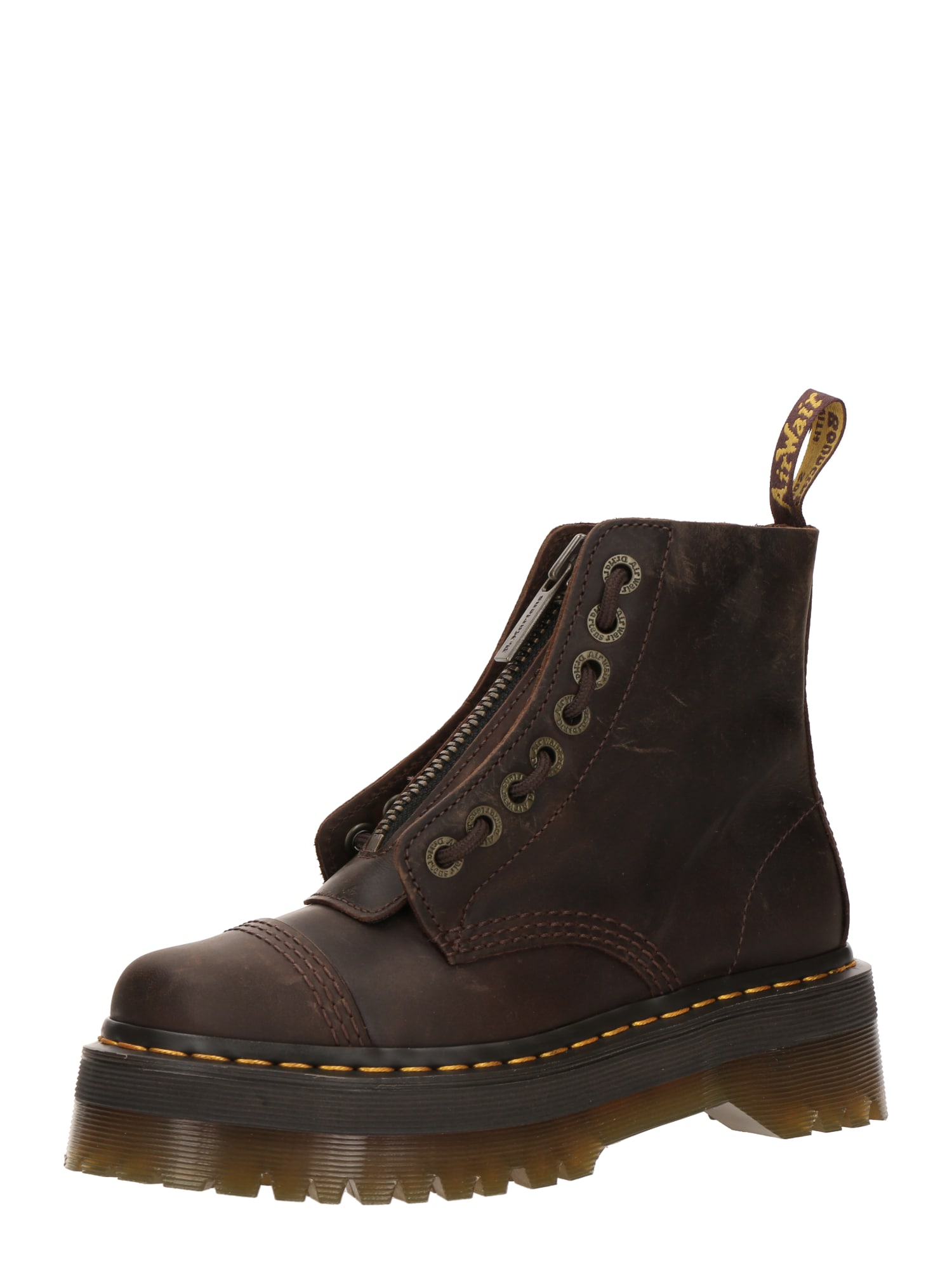 Dr. Martens Nauhasaappaat 'Sinclair 8 Eye'  ruskea