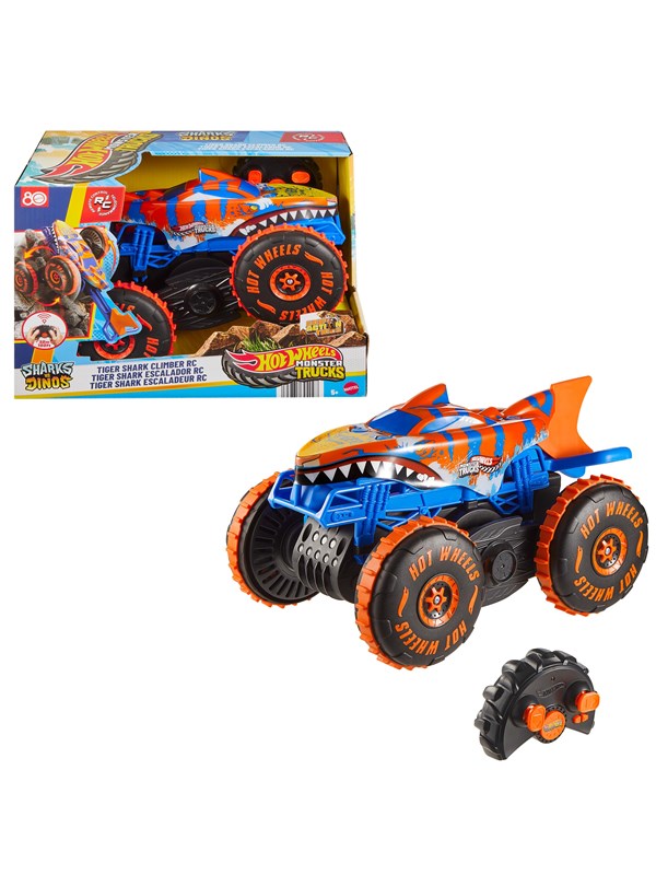 Hot Wheels Monster Trucks Tiger Shark Climber RC Vehicle