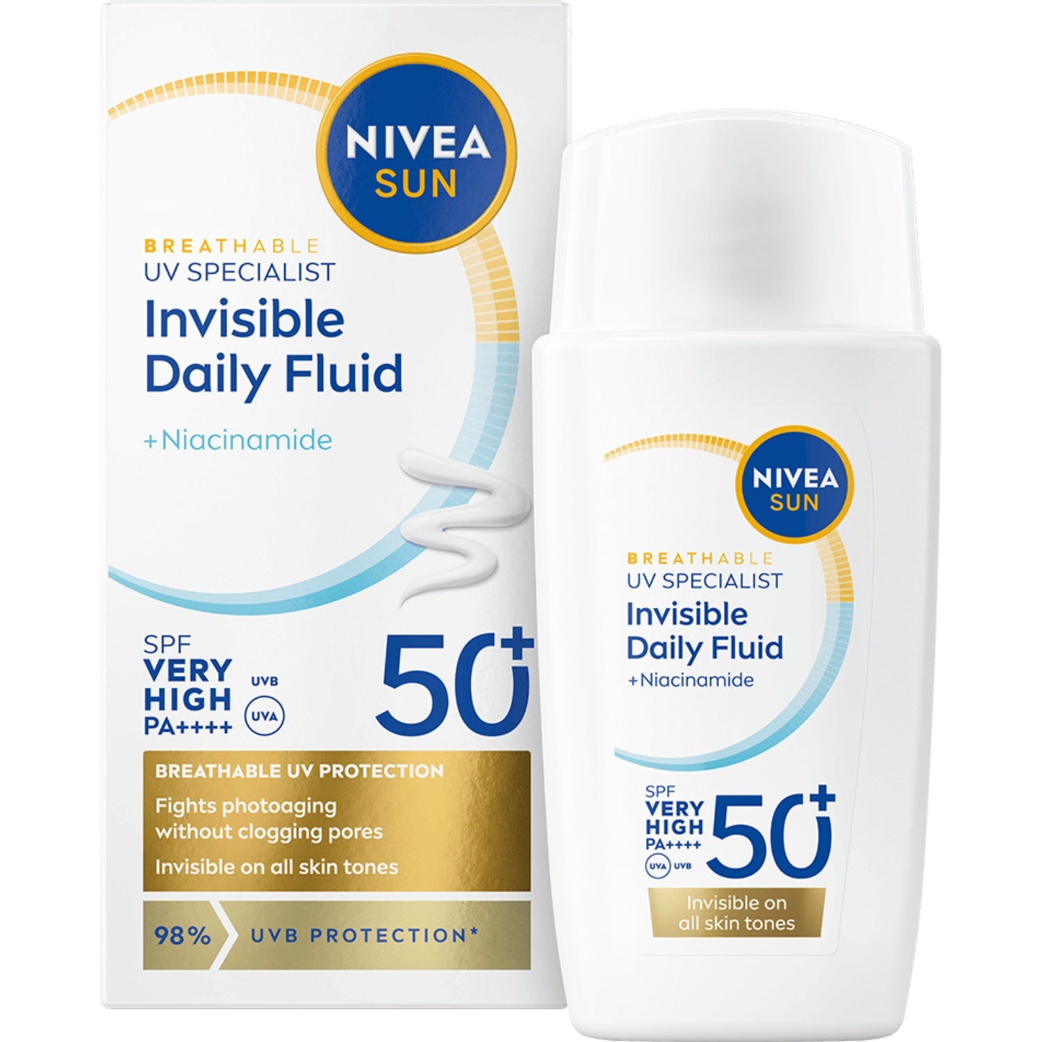 Nivea Sun UV Specialist SPF 50+ Invisible Daily Fluid 40 ml
