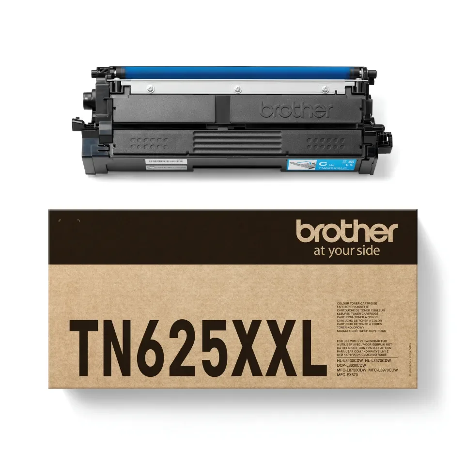 Brother TN625XXLC - high capacity - cyan - original - toner cartridge