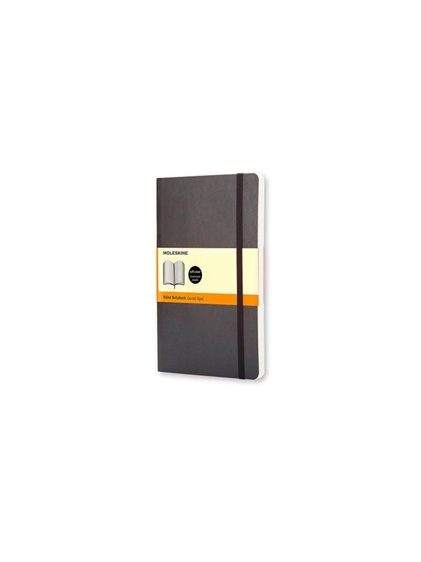 Muistikirja Moleskine Classic pehmeäviivainen, iso, musta