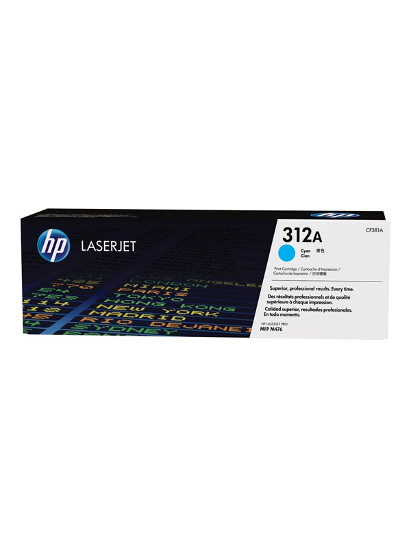HP 312A-laservärikasetti, cyaan