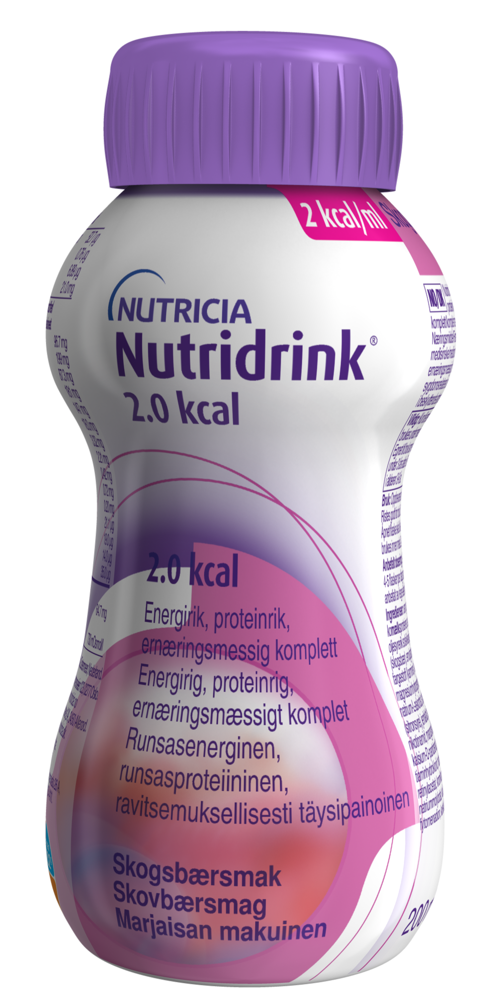 Nutridrink 2.0 kcal marjaisa 4X200 ml