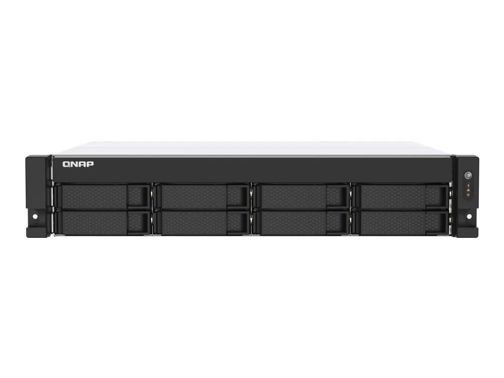 QNAP TS-873AeU - NAS-palvelin - 8 lokeroa - rackversio - SATA 6Gb/s - RAID 0, 1, 5, 6, 10, 50, JBOD, 60 - RAM 4 GB - 2.5 Gigabit Ethernet - iSCSI-tuki - 2U