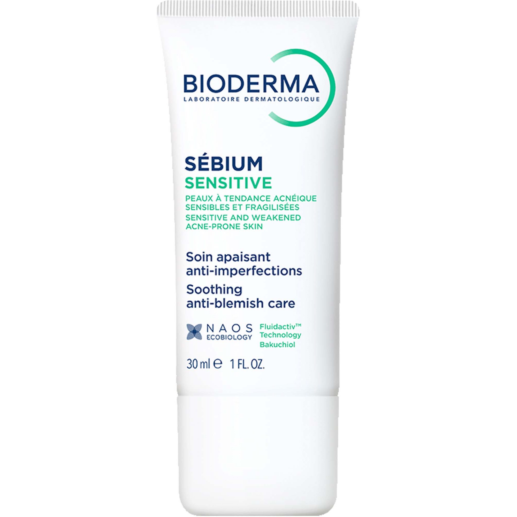 Bioderma Sebium Sensitive Anti-Blemish Care, herkkä akneiho 30 ml