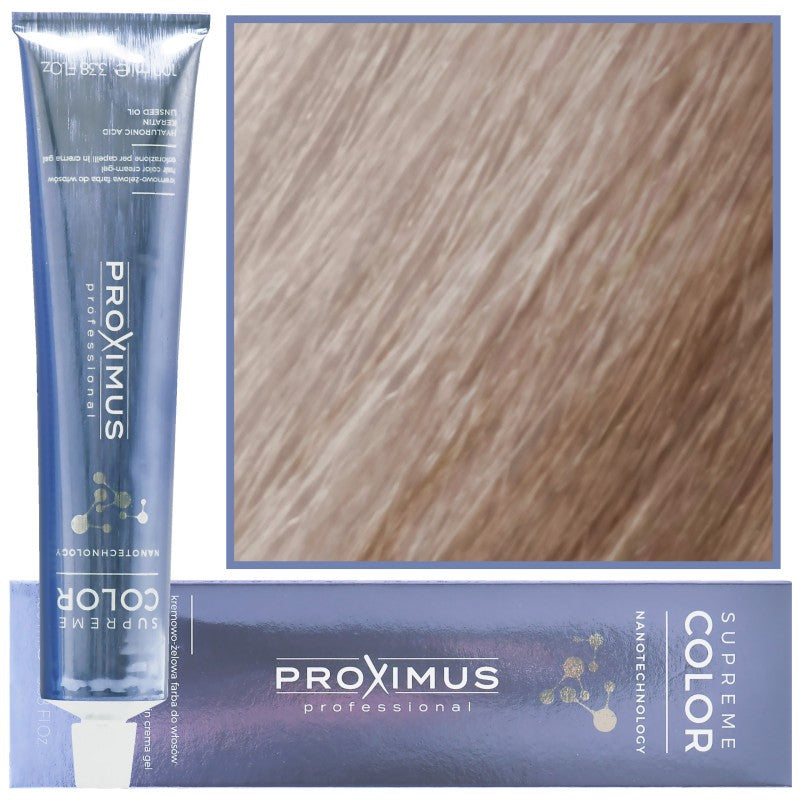 Proximus Supreme Color Nanotechnology Hiusväri 100ml 11,1 | Erittäin vaalea tuhkanvaalea High Lift