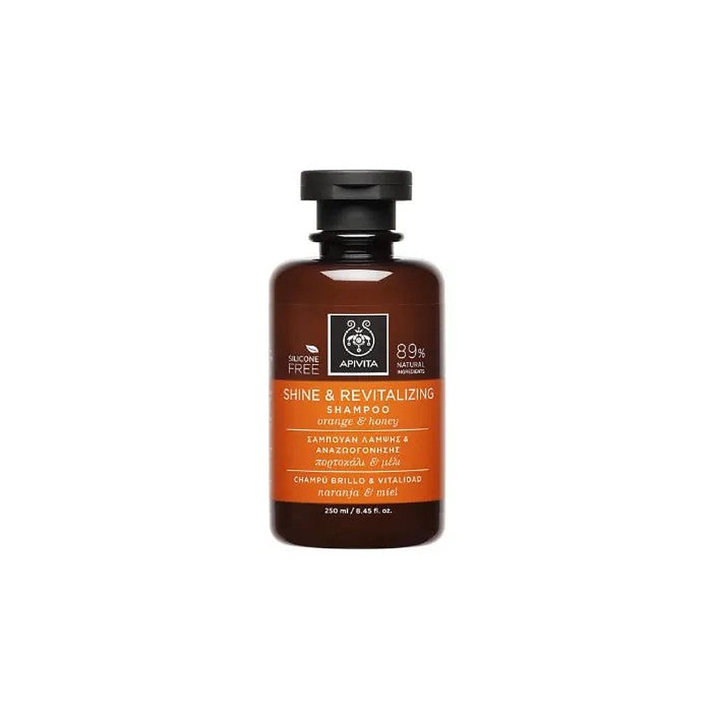 Apivita Elvyttävä shampoo vahvemmille ja kiiltävämmille hiuksille 250 ml