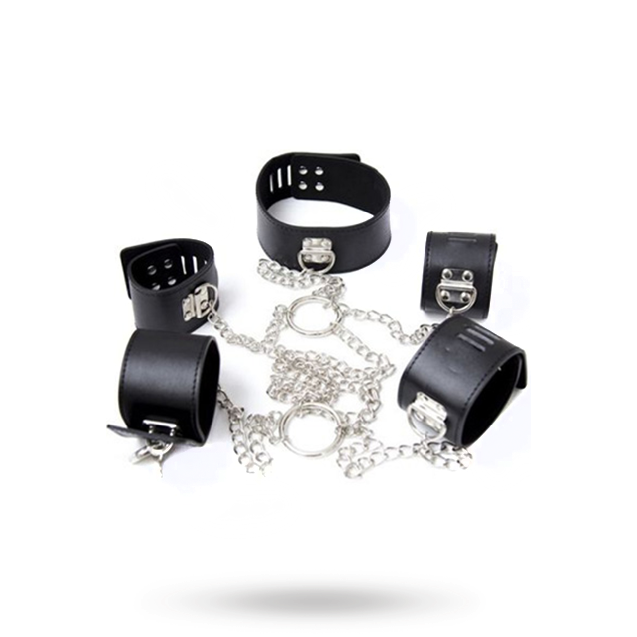 Fetish Art Chain Hogtie Käsi&jalka raudat