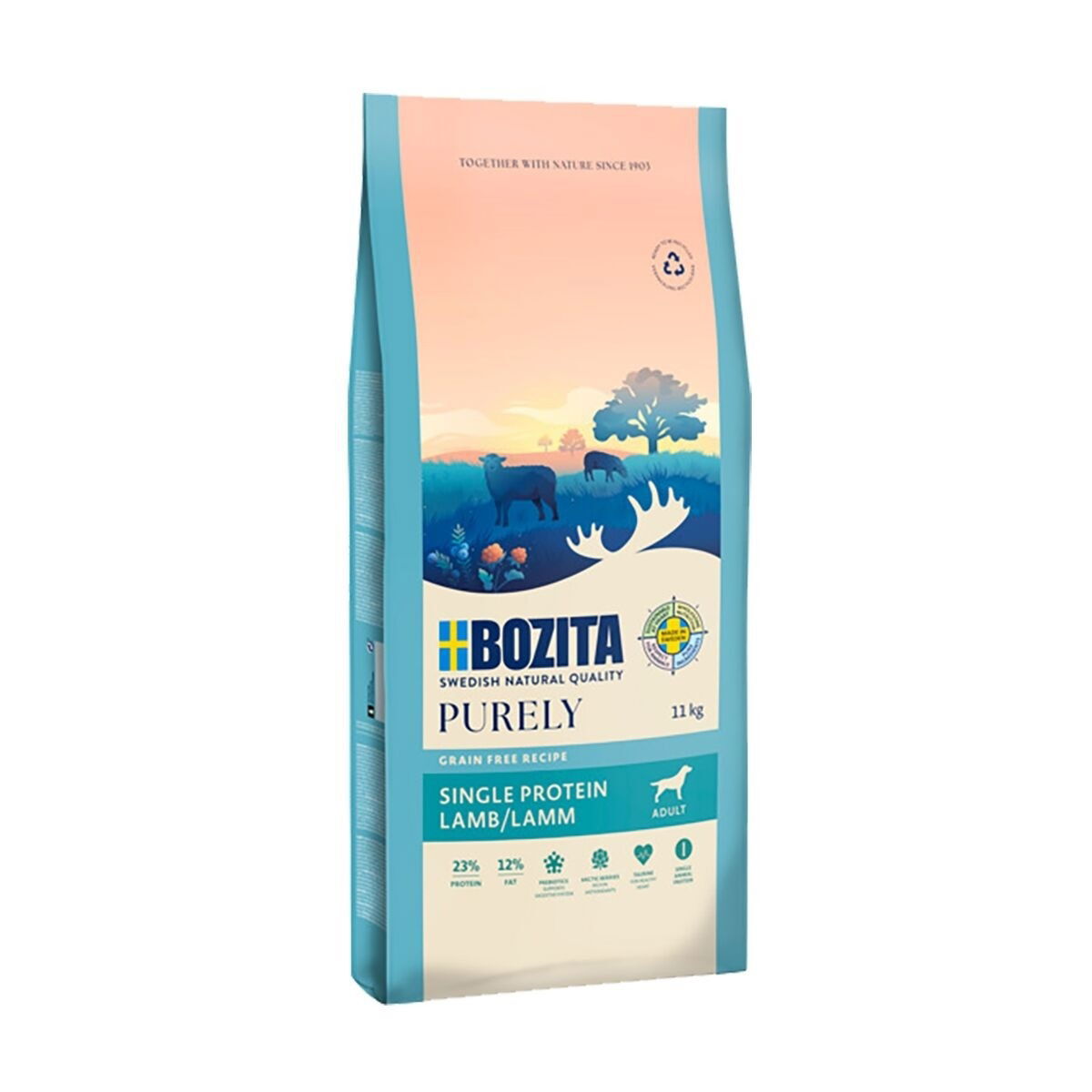 BOZITA Purely Adult Lamb - dry dog food - 11kg