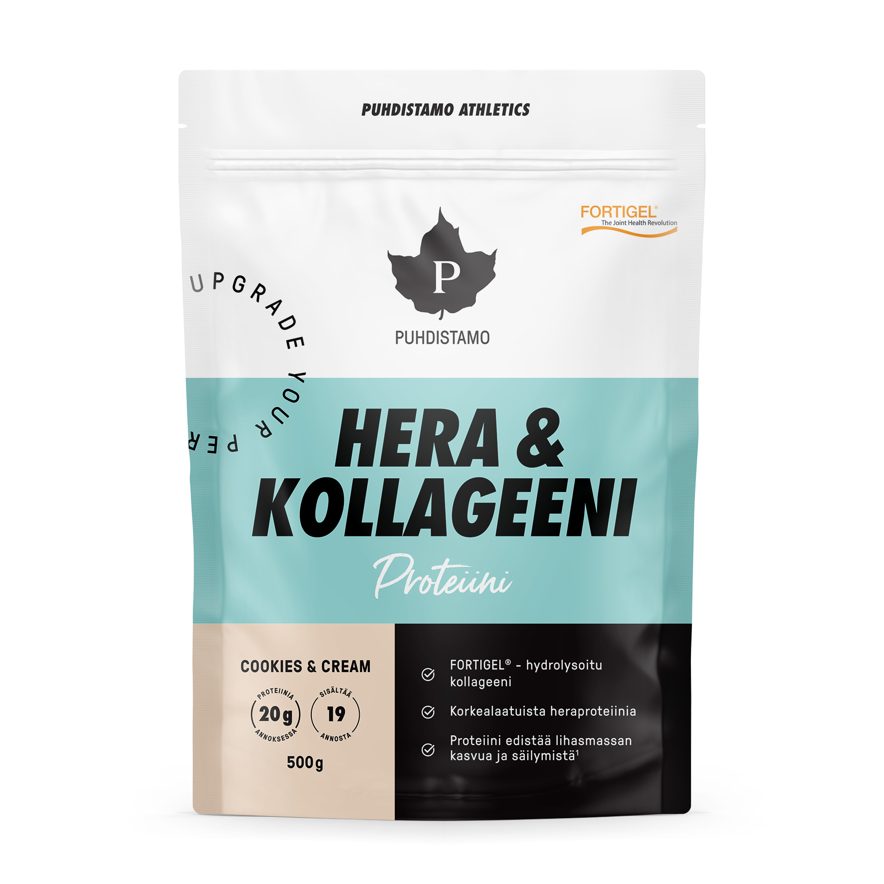 Puhdistamo Athletics Hera & Kollageeni, Cookies&Cream 500 g