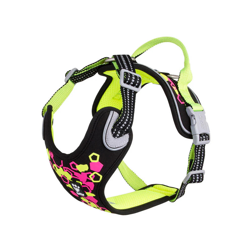 Hurtta Weekend Warrior Valjas II - Neon Musta, 55-70