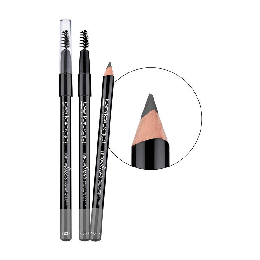 Bellaoggi Kulmakynä Bellaoggi Brow Liner - 003 Brunette