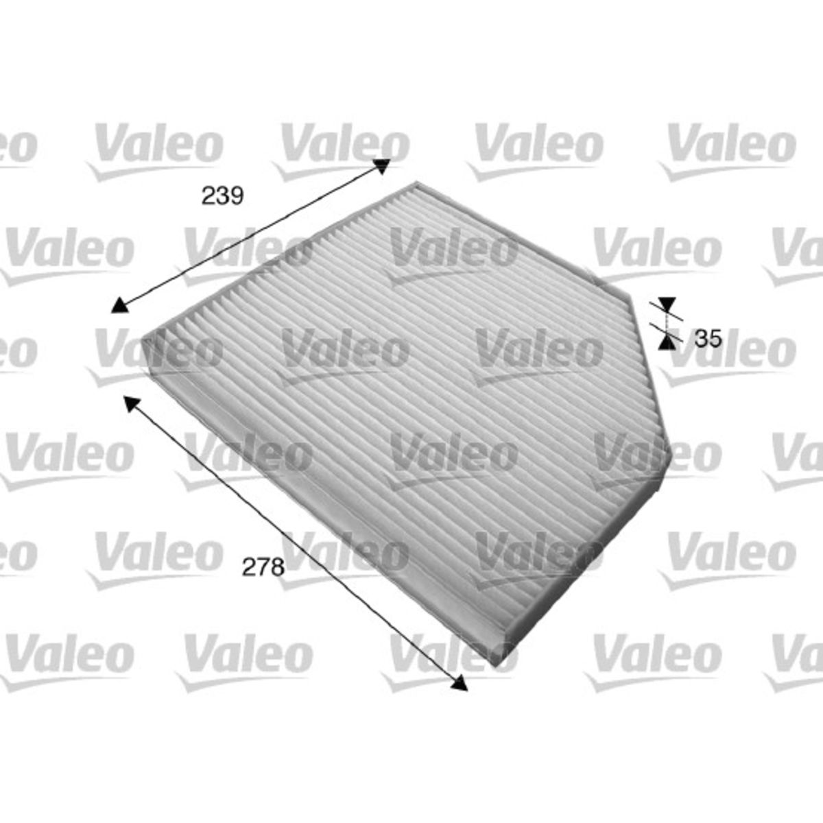Suodatin, sisäilma VALEO 715579