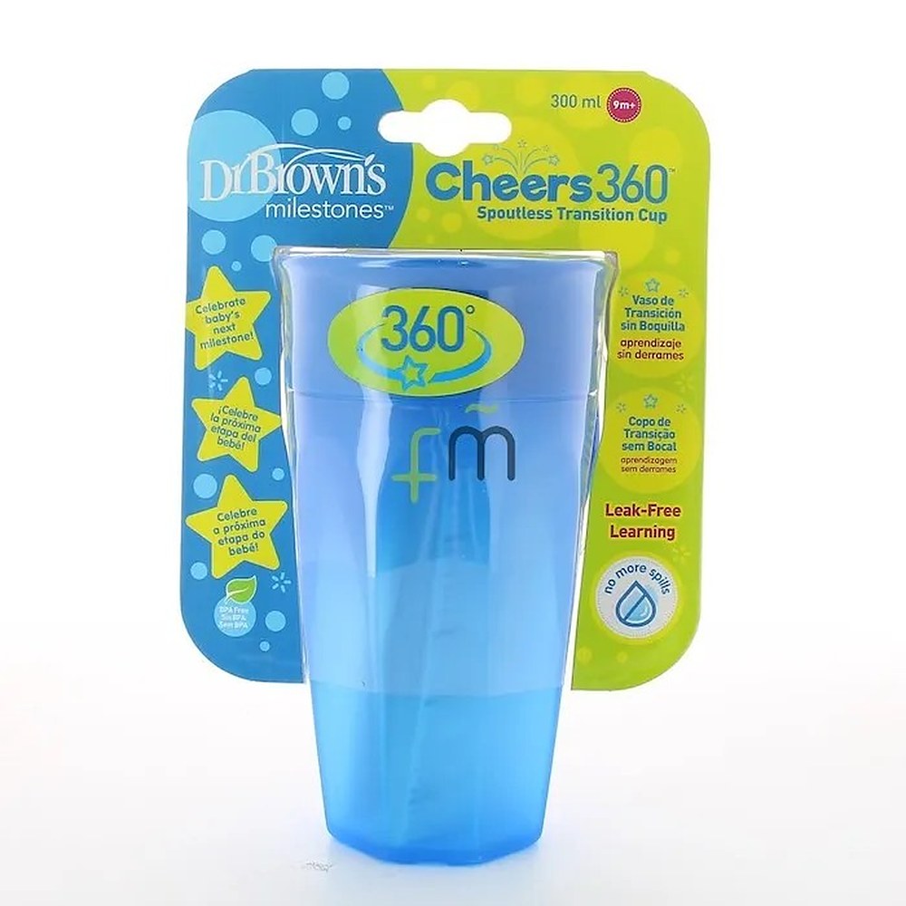 360 juomalasi ilman juoksuputkea Sininen ilman kättä 300ml