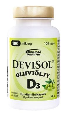 Devisol Oliiviöljy 100 mikrog 100 kaps