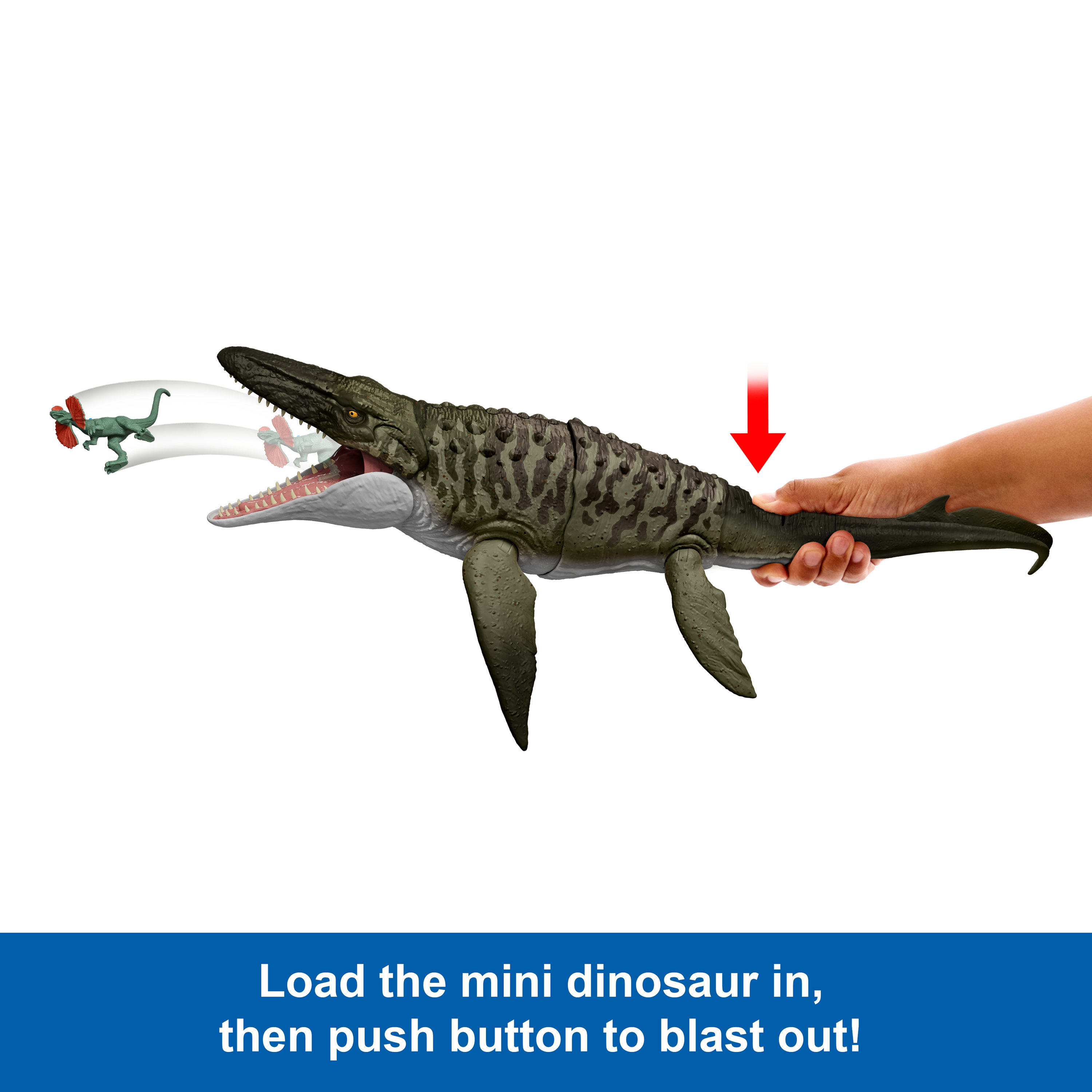 Jurassic World Rebirth Bite & Blast Mosasaurus