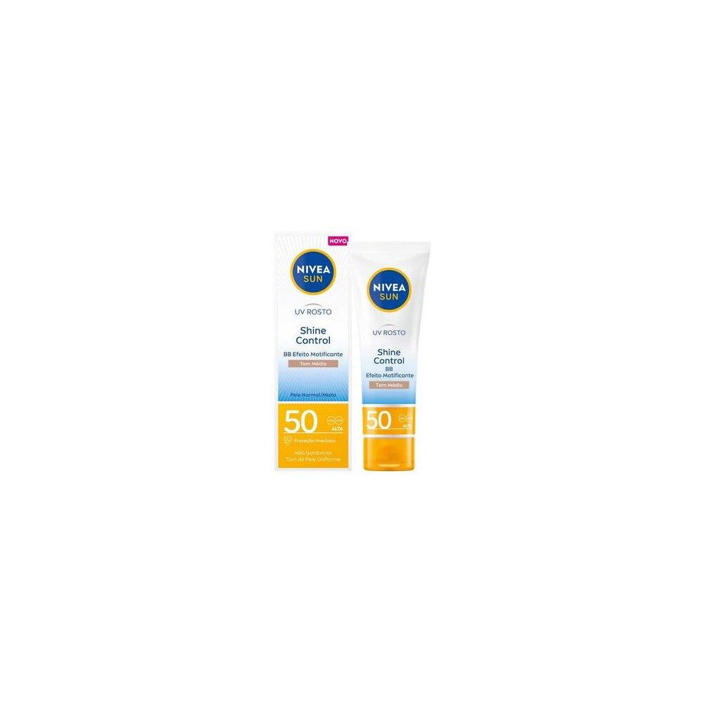 Nivea Sun Face Shine Control Medium Tone Spf50 50 ml