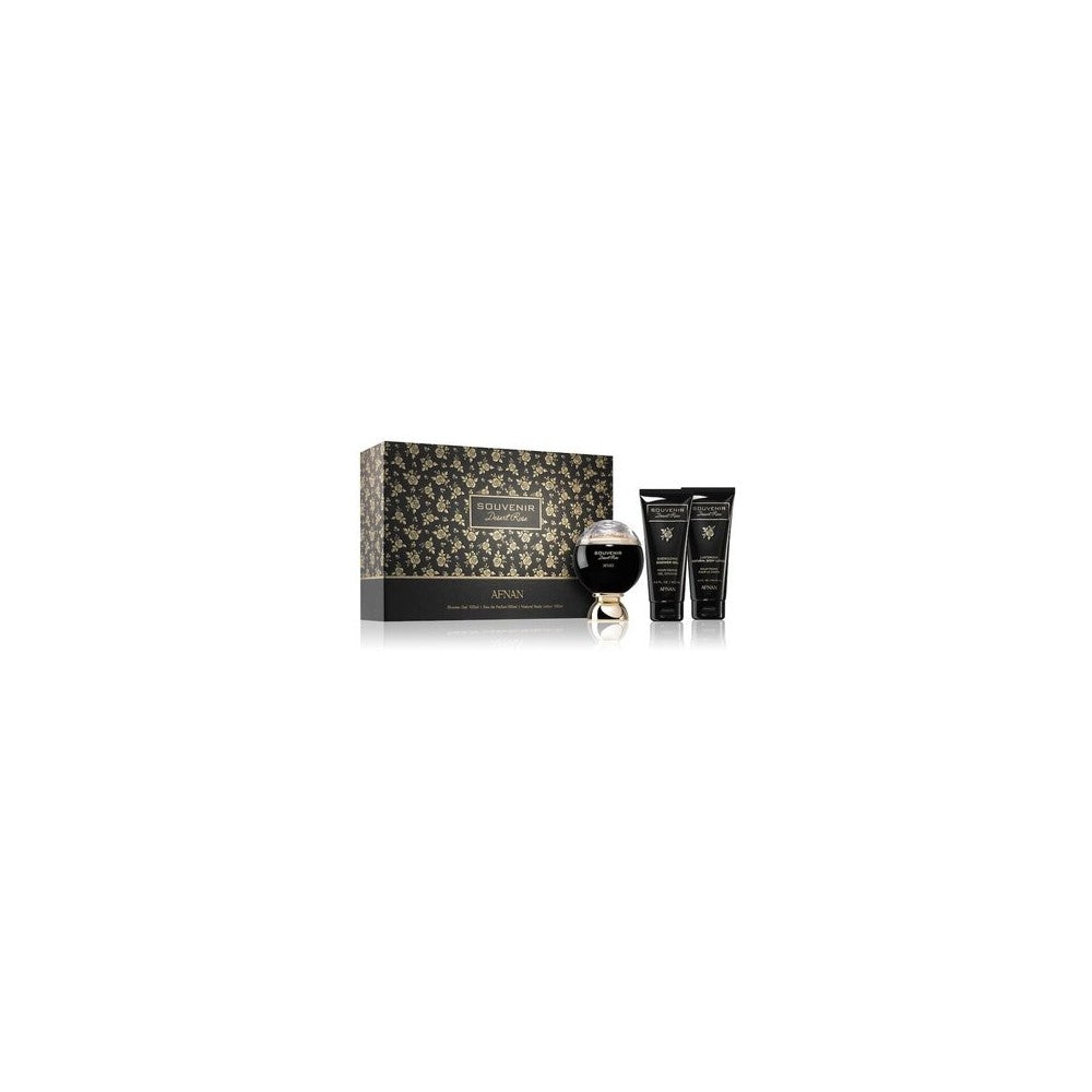 Afnan Souvenir Desert Rose - EDP 100 ml + suihkugeeli 100 ml + vartalovoide 100 ml