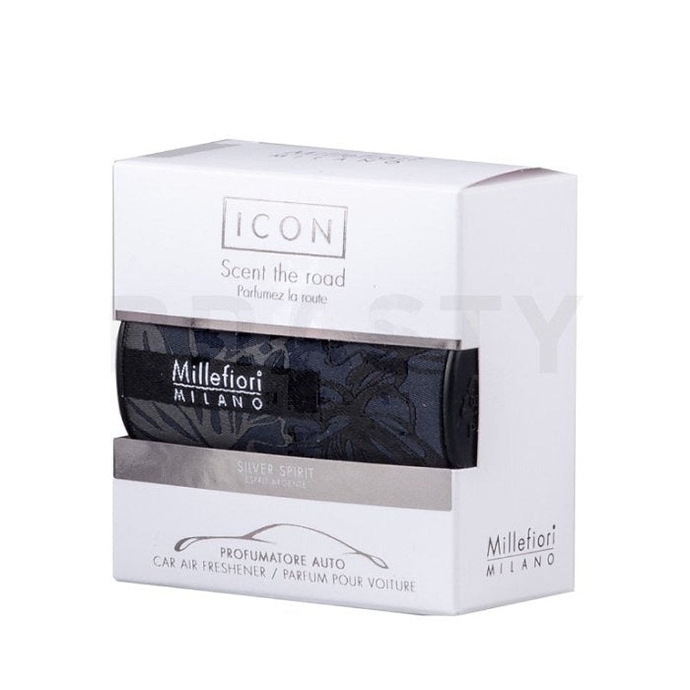Millefiori Milano Icon Auton ilmanraikastin Spirit hopea kukkakangas