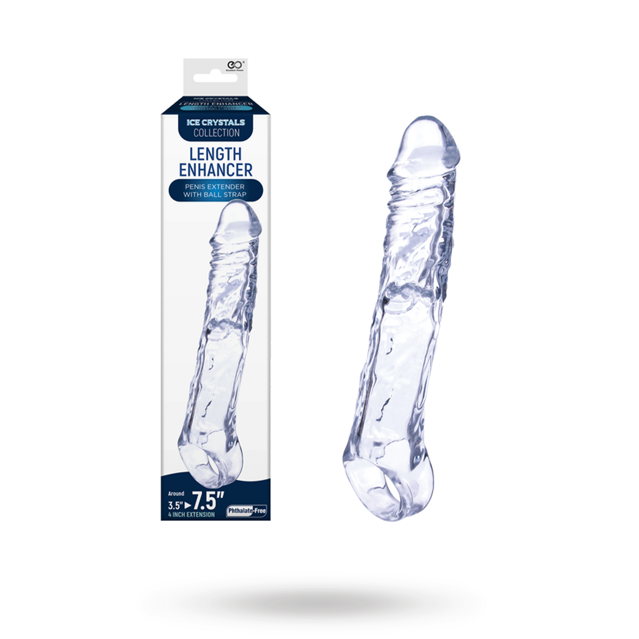 Excellent Power Length Enhancer Clear 19 cm Penis sleeve