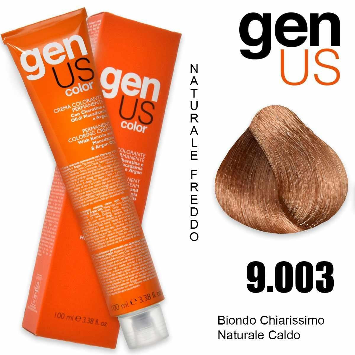 Pysyvä värivoide Genus 100 ml 9.003