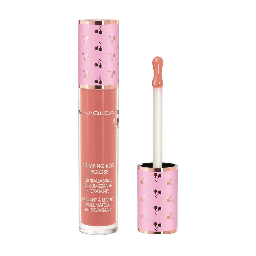 Naj·Oleari Plumping Kiss - Volumisoiva ja kosteuttava huulikiilto 04 - Pinkki Naturale