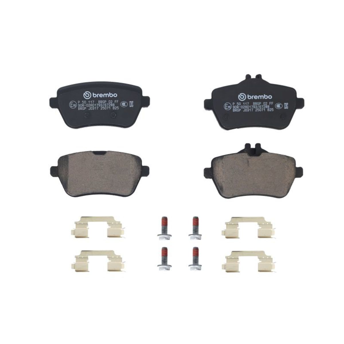 Jarrupalat, levyjarru BREMBO P 50 117