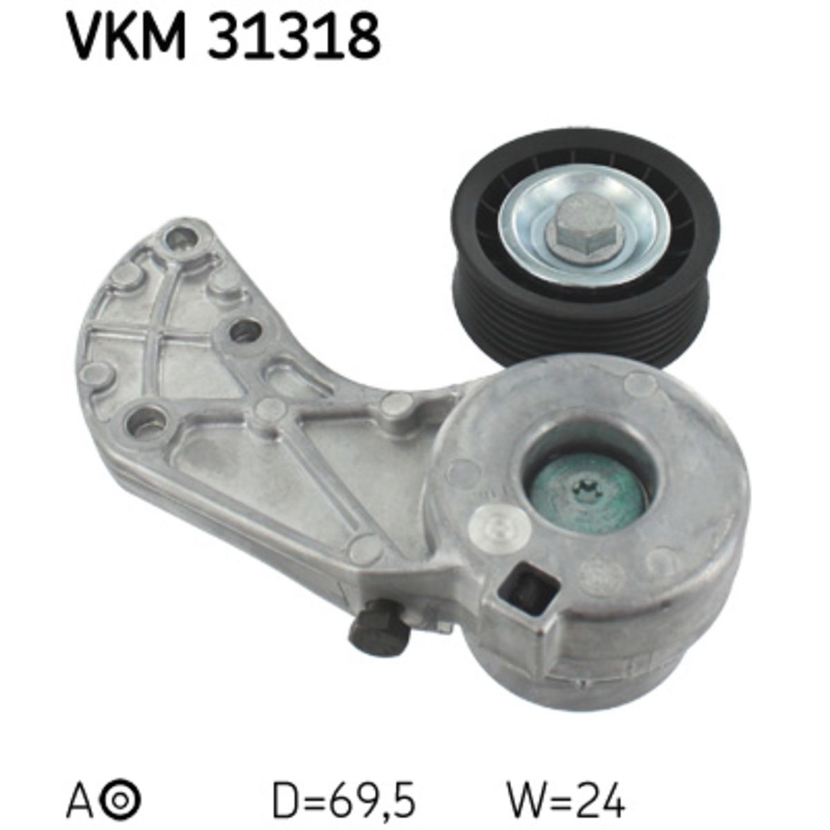 Kiristysrulla, moniurahihna SKF VKM 31318