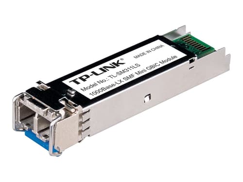 TP-Link TL-SM311LS - SFP (mini-GBIC) transceiver modul - fiberoptik - LC enkelttilstand - op til 10 km - 1310 nm - for P/N: TL-SG3452XP V1