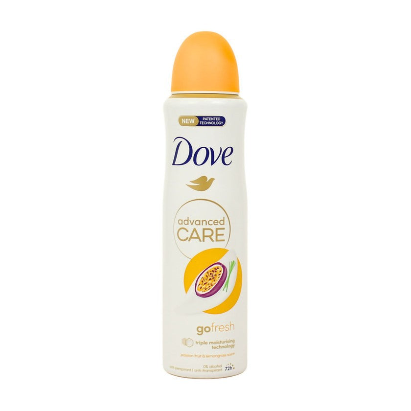 Dove Deodoranttisuihke Go Fresh Passion Fruit Advanced Care 150 ml