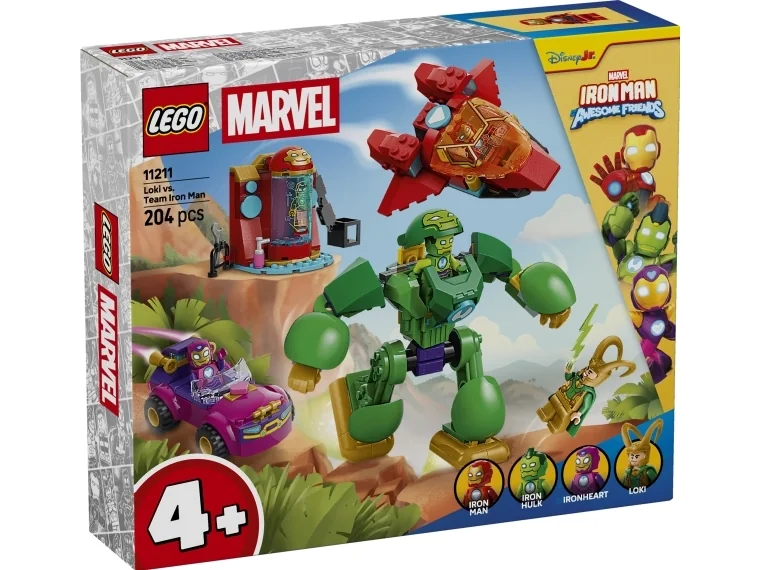 LEGO Disney Junior Marvel 11211 Loki vastaan Iron Manin tiimi