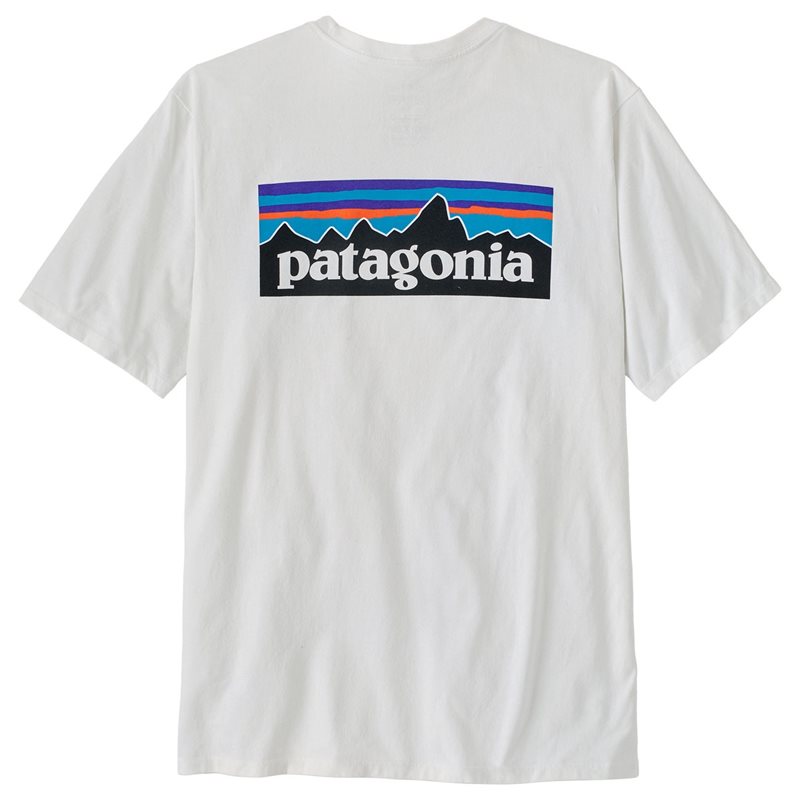 Patagonia M's P-6 Logo Responsibili-Tee Fiber White - XL
