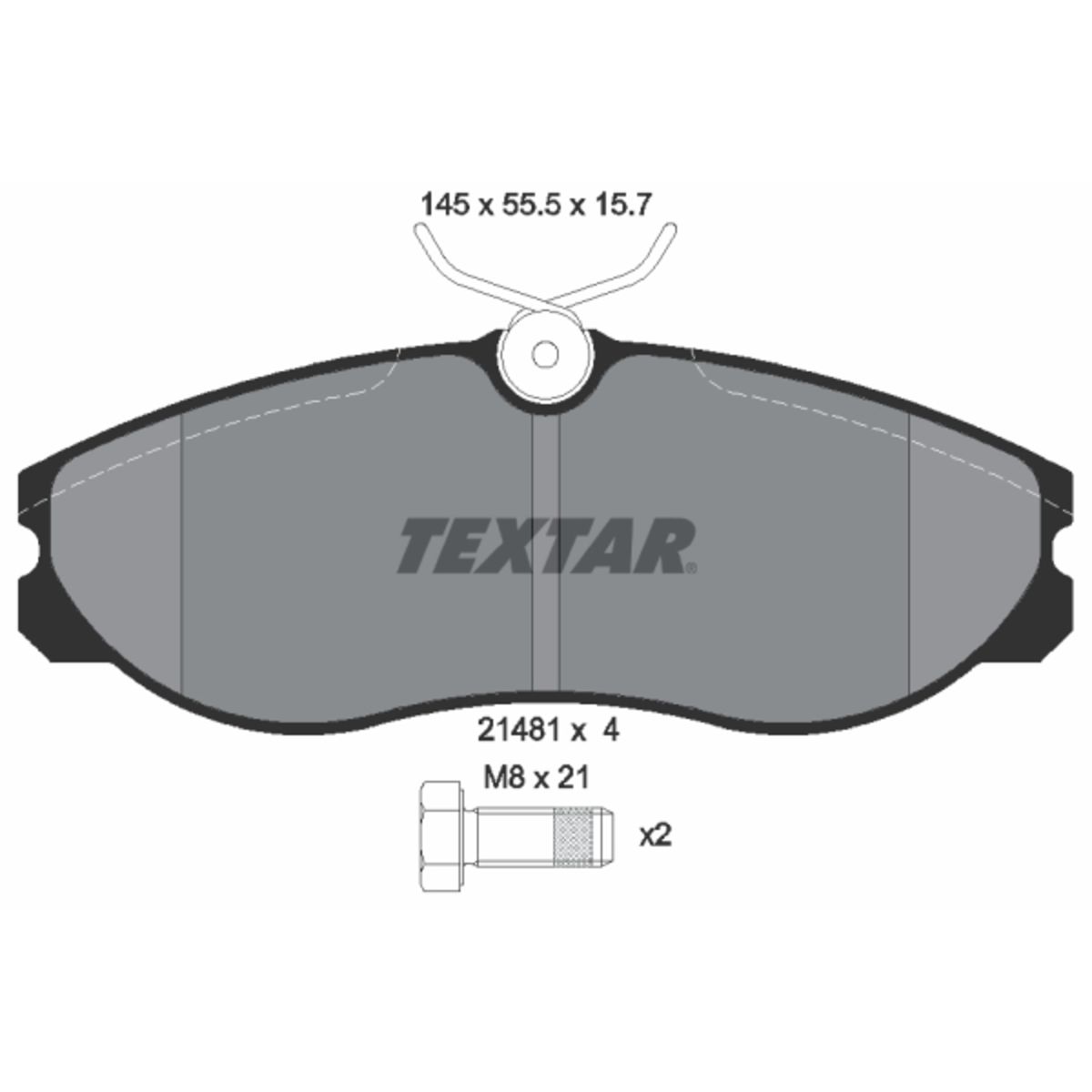Jarrupalat, levyjarru TEXTAR 2148101