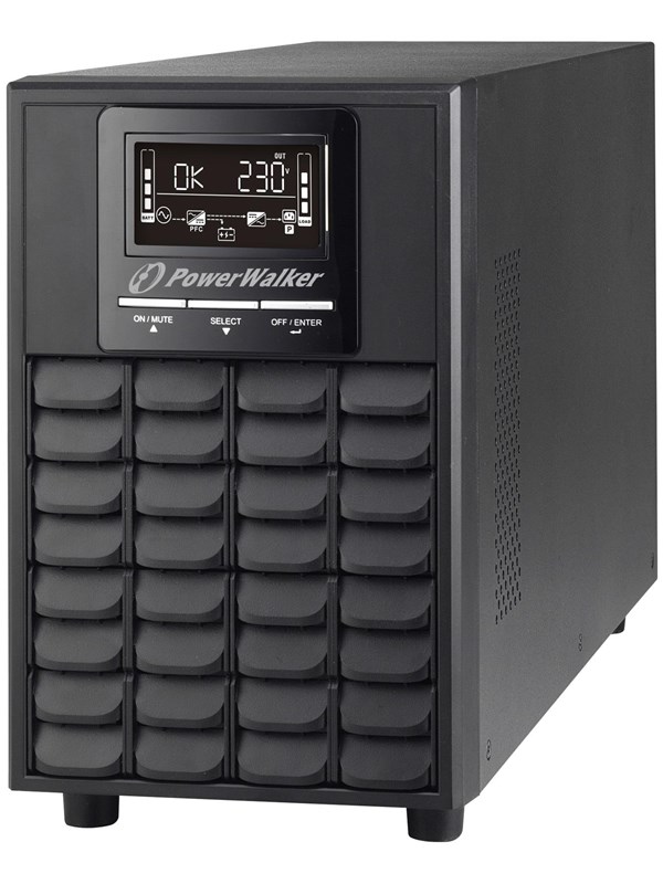 Powerwalker Vfi 1000 Cg Pf1 Ups-virtalähde Taajuuden Kaksoismuunnos (verkossa) 1 Kva 1000 W 4 Ac-pistorasia(a)