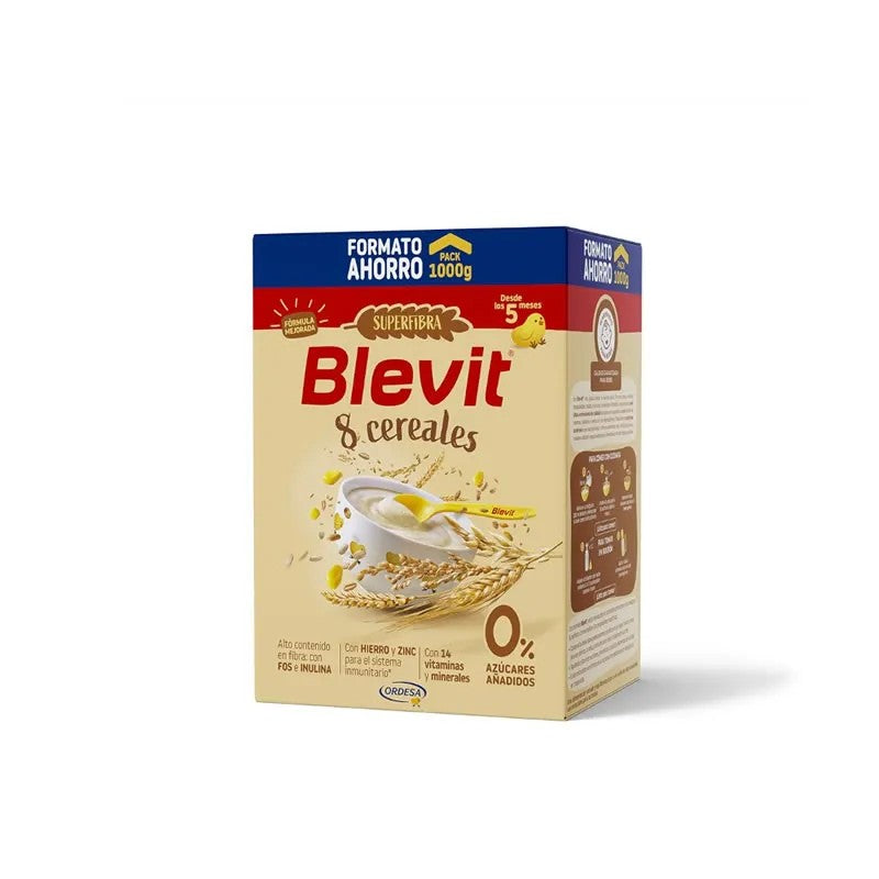Ordesa Blevit Superfibra 8 Cereali 1000g — Cereale per neonati