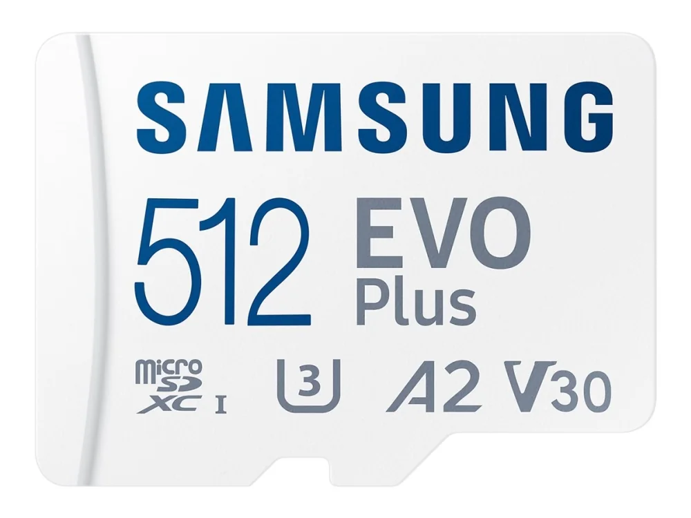 Samsung EVO Plus MB-MC512SA - Flash-muistikortti (microSDXC-SD-sovitin mukana) - 512 GB