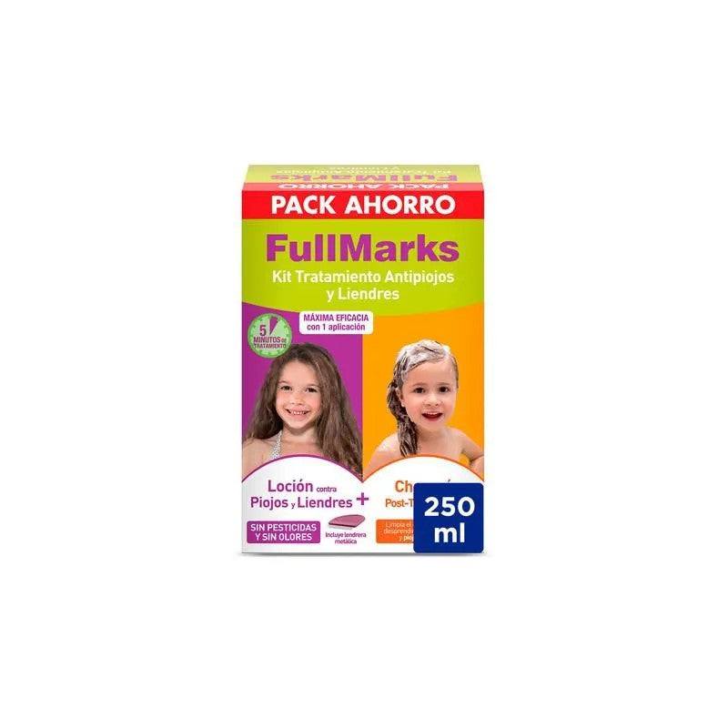 Fullmarks Anti-Lice Lotion Kit 100 ml shampoo 150 ml