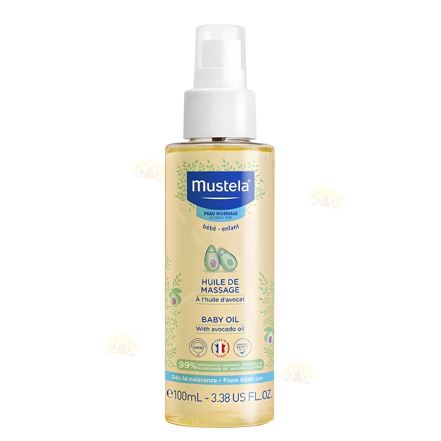 Mustela Baby Olio Massaggio Avocado 100 ml — Olio da massaggio
