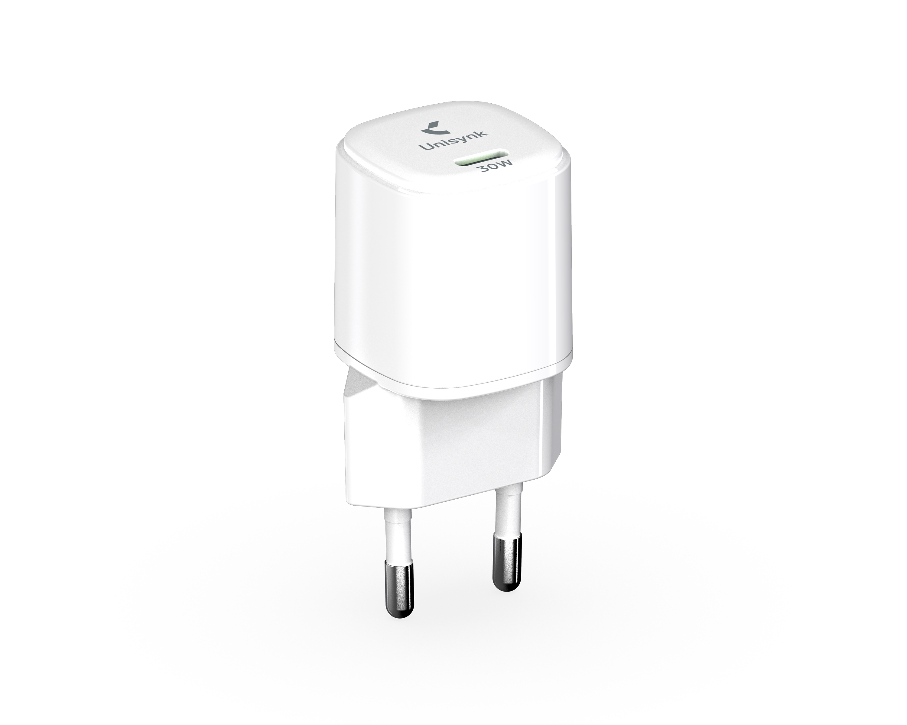 Unisynk Usb-c 30w Wall Charger Valkoinen